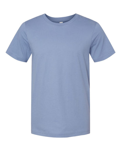 BELLA + CANVAS 3001 Jersey Tee - Lavender Blue - Front View