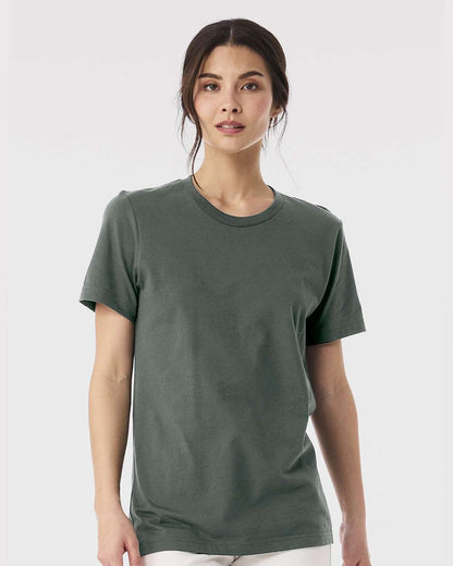 BELLA + CANVAS 3001 Jersey Tee - Hunter Green - On Model Front