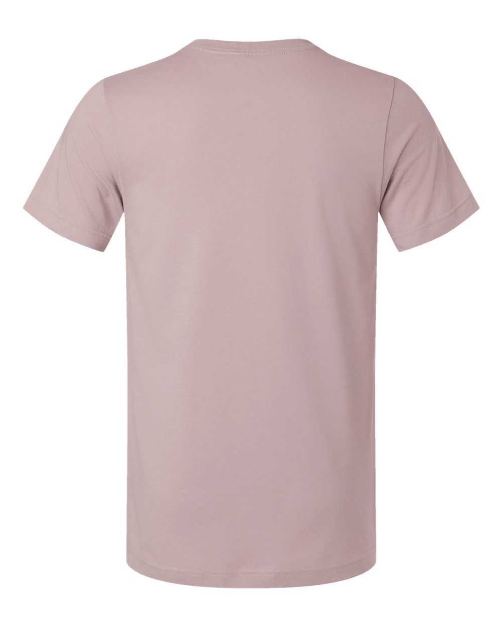 BELLA + CANVAS 3001 Jersey Tee - Pink Gravel - Back View