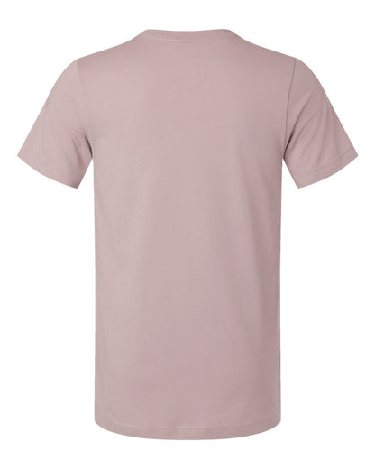 BELLA + CANVAS 3001 Jersey Tee - Pink Gravel - Back View