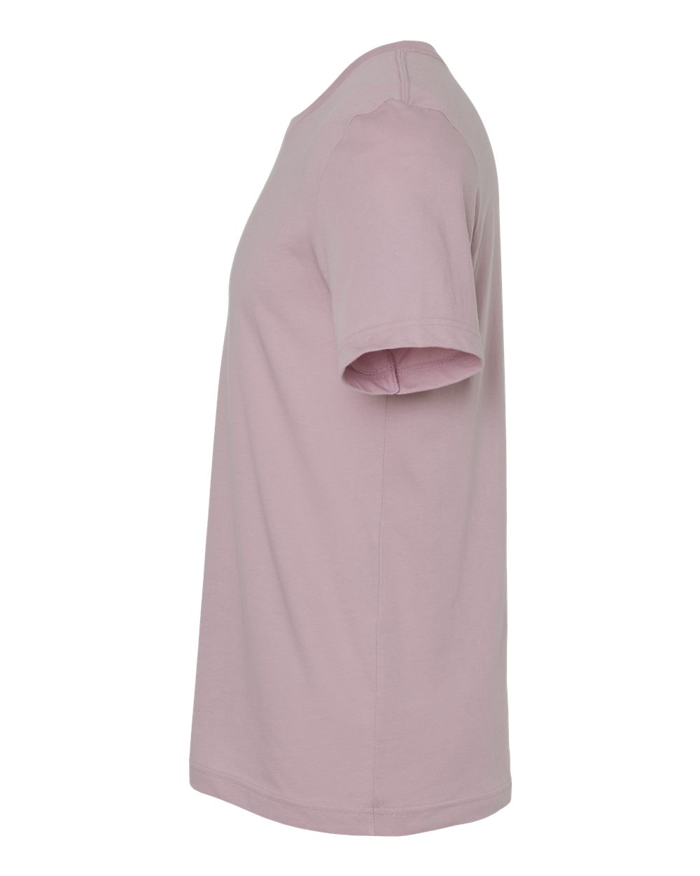 BELLA + CANVAS 3001 Jersey Tee - Pink Gravel - Direct Side