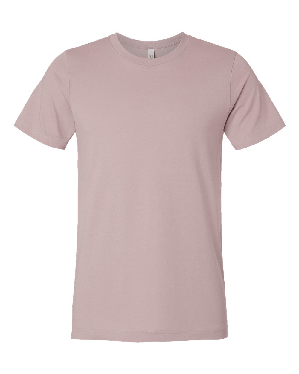 BELLA + CANVAS 3001 Jersey Tee - Pink Gravel - Front View