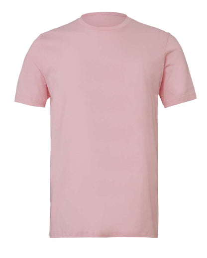 BELLA + CANVAS 3001 Jersey Tee - Pink - Front View