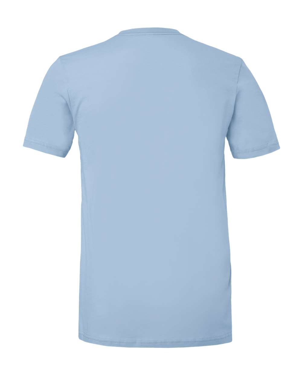 BELLA + CANVAS 3001 Jersey Tee - Baby Blue - Back View