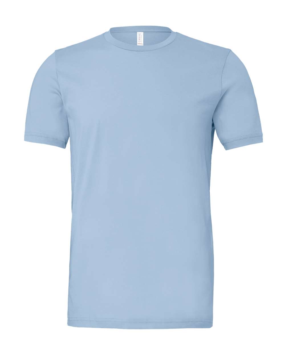 BELLA + CANVAS 3001 Jersey Tee - Baby Blue - Front View