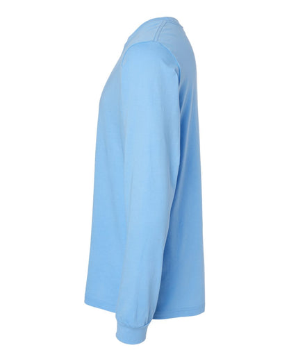 BELLA + CANVAS 3501 Unisex Jersey Long Sleeve Tee - Carolina Blue - Direct Side
