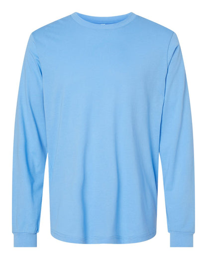 BELLA + CANVAS 3501 Unisex Jersey Long Sleeve Tee - Carolina Blue - Front View