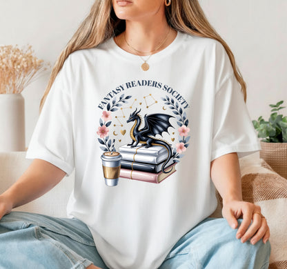 FANTASY READERS SOCIETY DRAGON – Booktrovert DTF Transfer