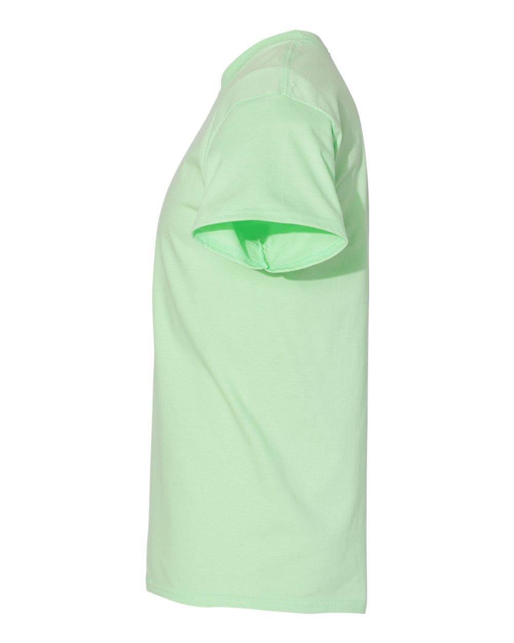 Gildan 5000 Unisex Heavy Cotton™ T-Shirt - Mint Green - Direct Side