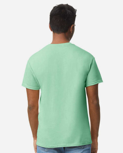 Gildan 5000 Unisex Heavy Cotton™ T-Shirt - Mint Green - On Model Back