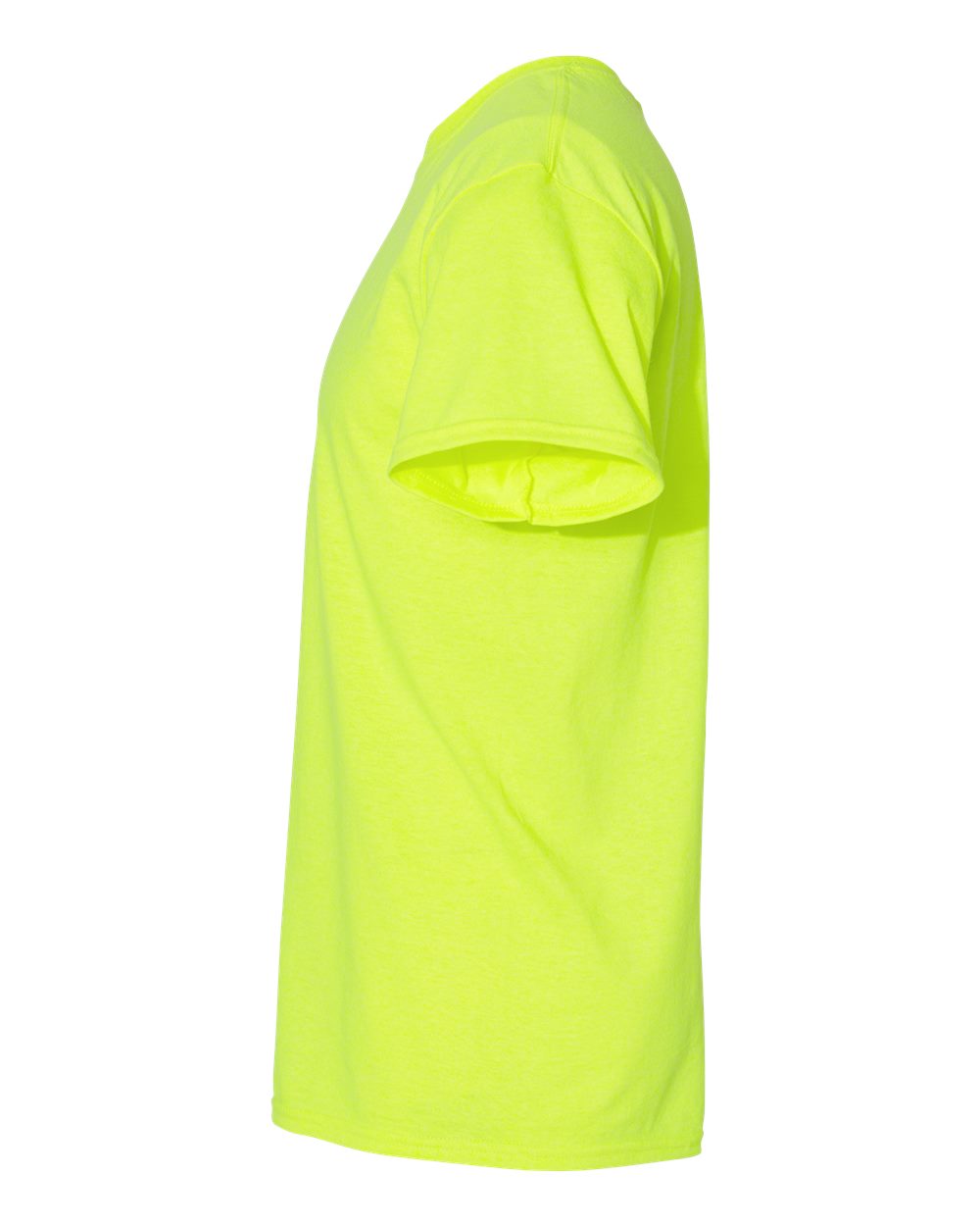 Gildan 5000 Unisex Heavy Cotton™ T-Shirt - Safety Green - Direct Side