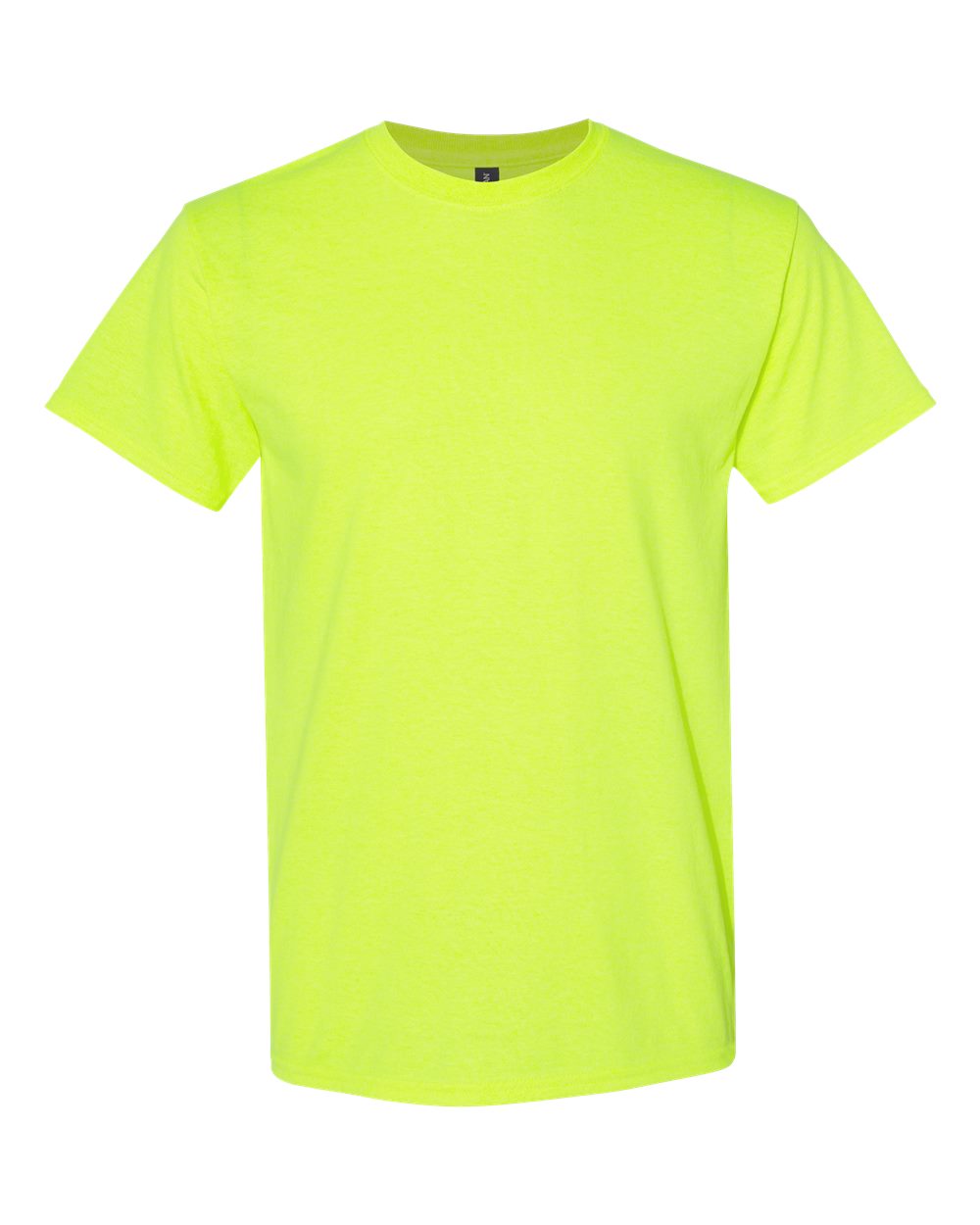 Gildan 5000 Unisex Heavy Cotton™ T-Shirt - Safety Green - Front View