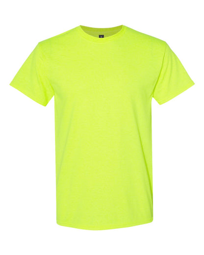 Gildan 5000 Unisex Heavy Cotton™ T-Shirt - Safety Green - Front View