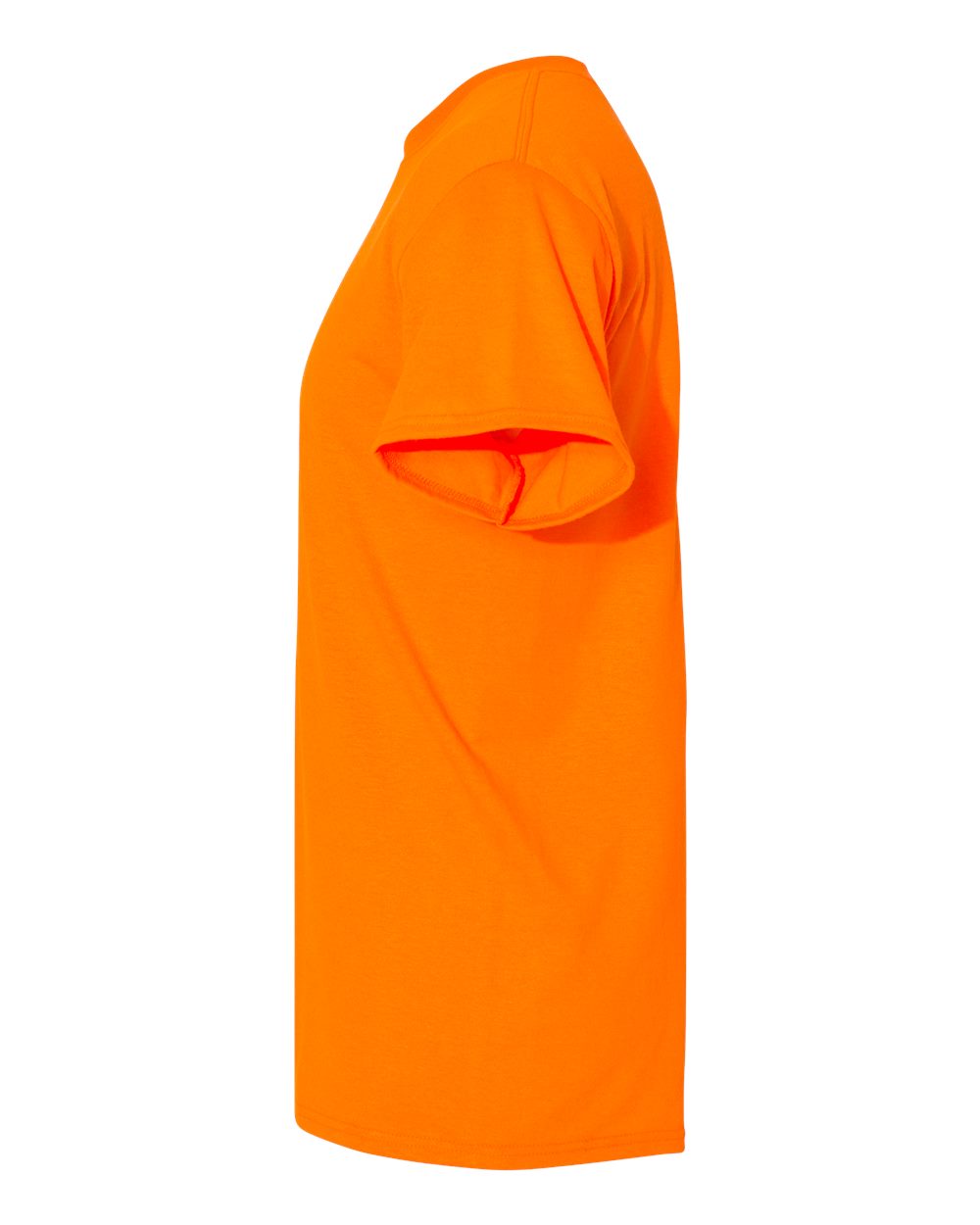 Gildan 5000 Unisex Heavy Cotton™ T-Shirt - Safety Orange - Direct Side