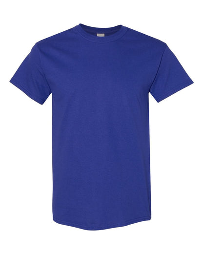 Gildan 5000 Unisex Heavy Cotton™ T-Shirt - Cobalt - Front View