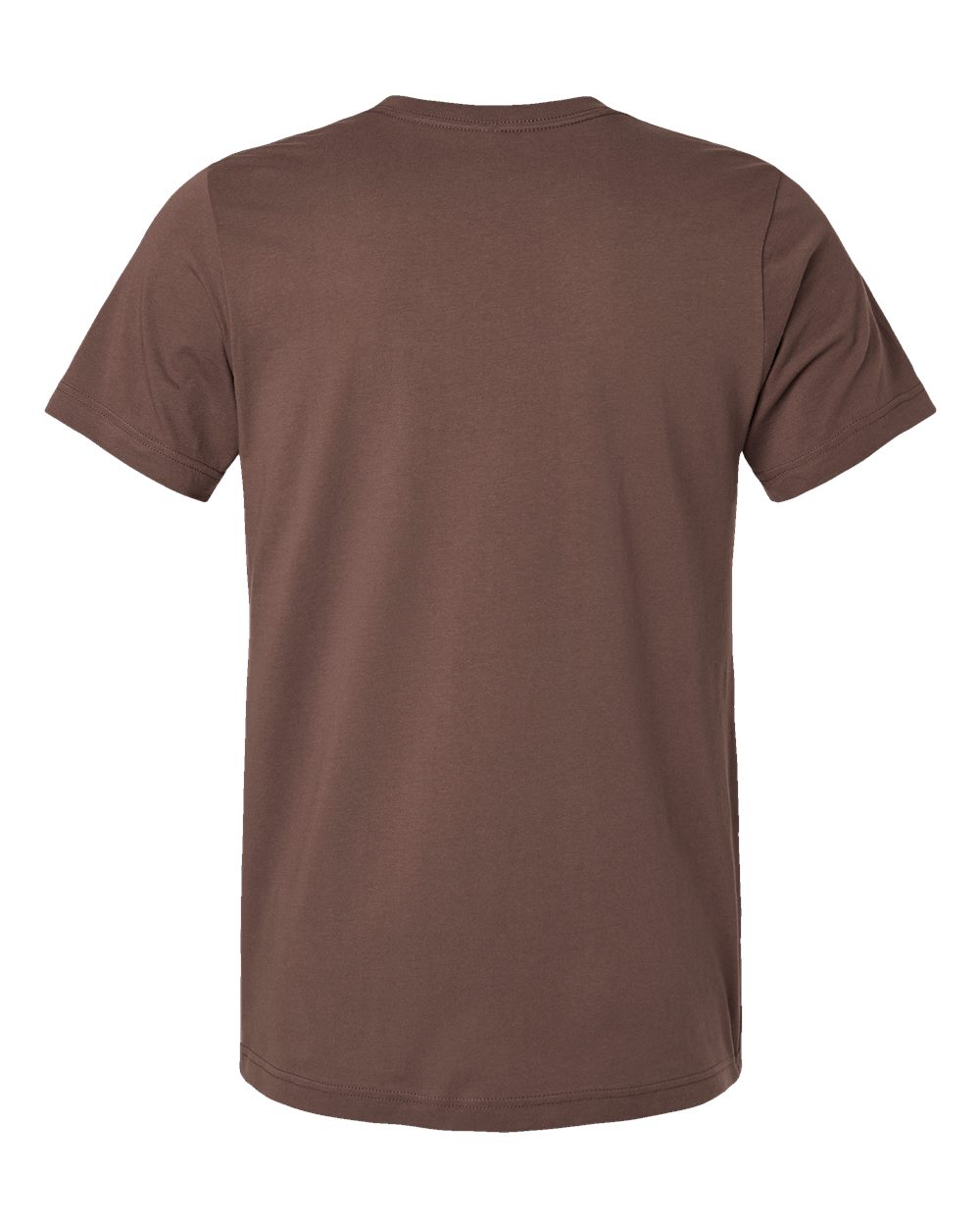 BELLA + CANVAS 3001 Jersey Tee - Cocoa - Back View