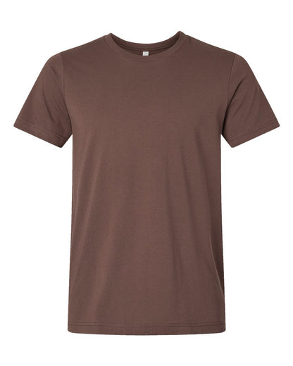 BELLA + CANVAS 3001 Jersey Tee - Cocoa - Front View