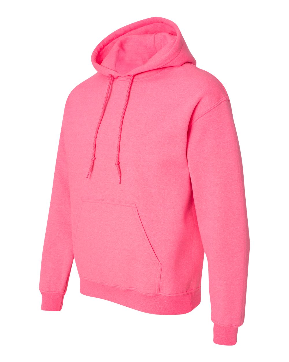 Gildan 18500 Unisex Heavy Blend™ Hooded Sweatshirt - Safety Pink - Side View