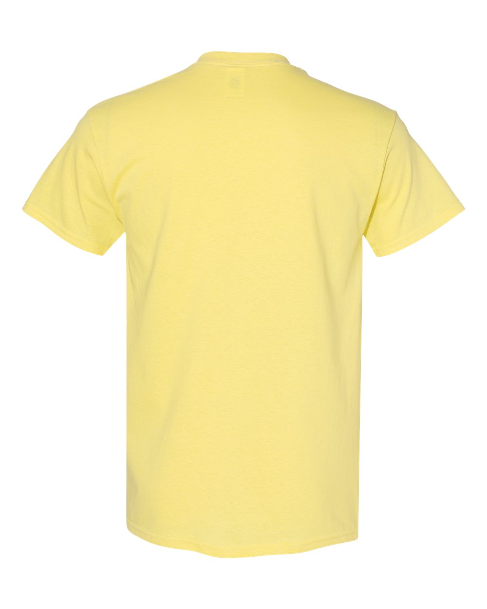 Gildan 5000 Unisex Heavy Cotton™ T-Shirt - Cornsilk - Back View