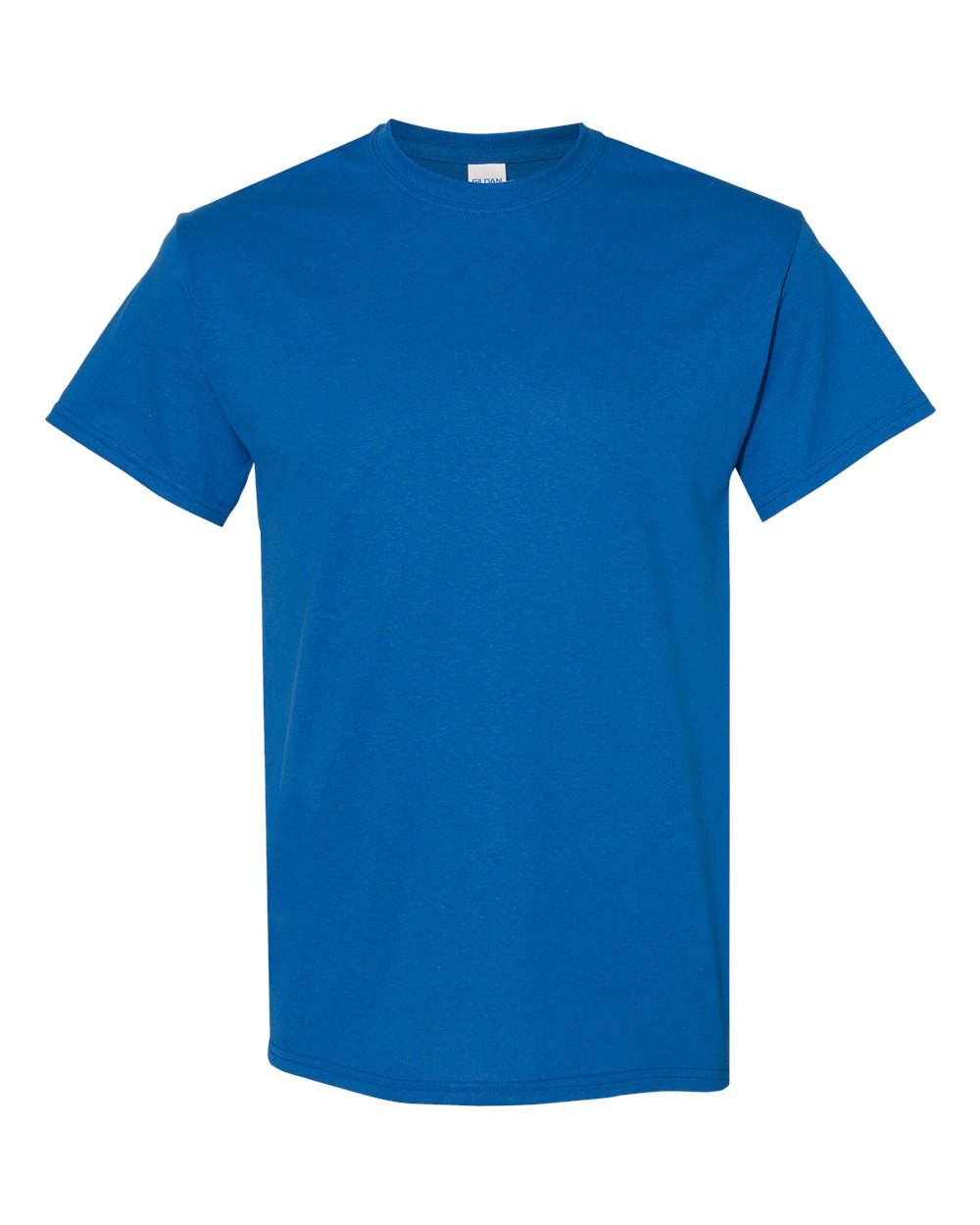 Gildan 5000 Unisex Heavy Cotton™ T-Shirt - Neon Blue - Front View