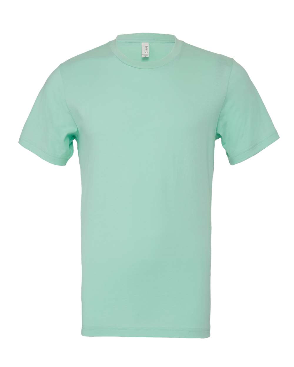 BELLA + CANVAS 3001 Jersey Tee - Mint - Front View