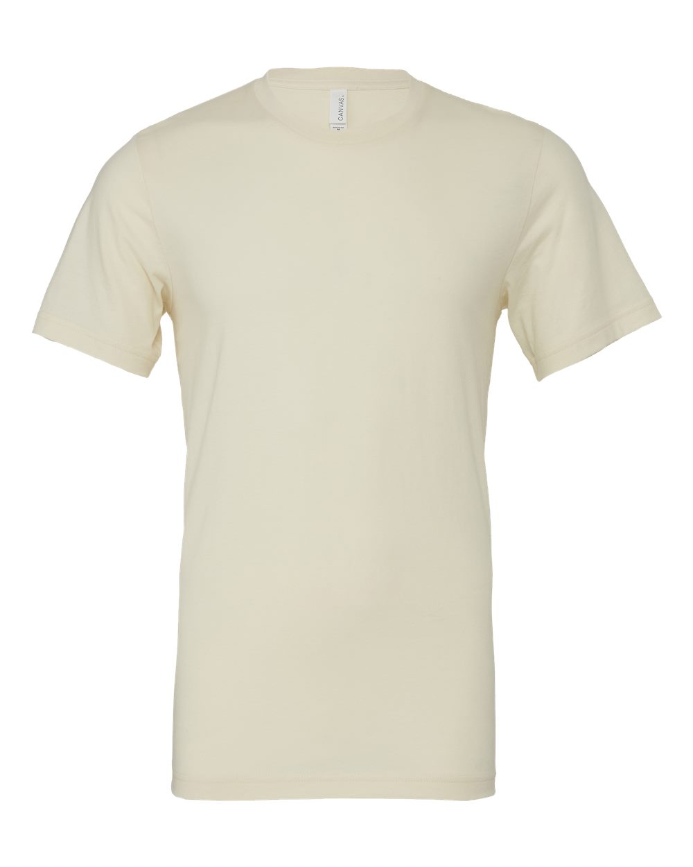 BELLA + CANVAS 3001 Jersey Tee - Natural - Front View