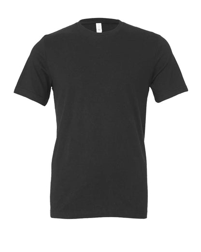 BELLA + CANVAS 3001 Jersey Tee - Dark Grey - Front View