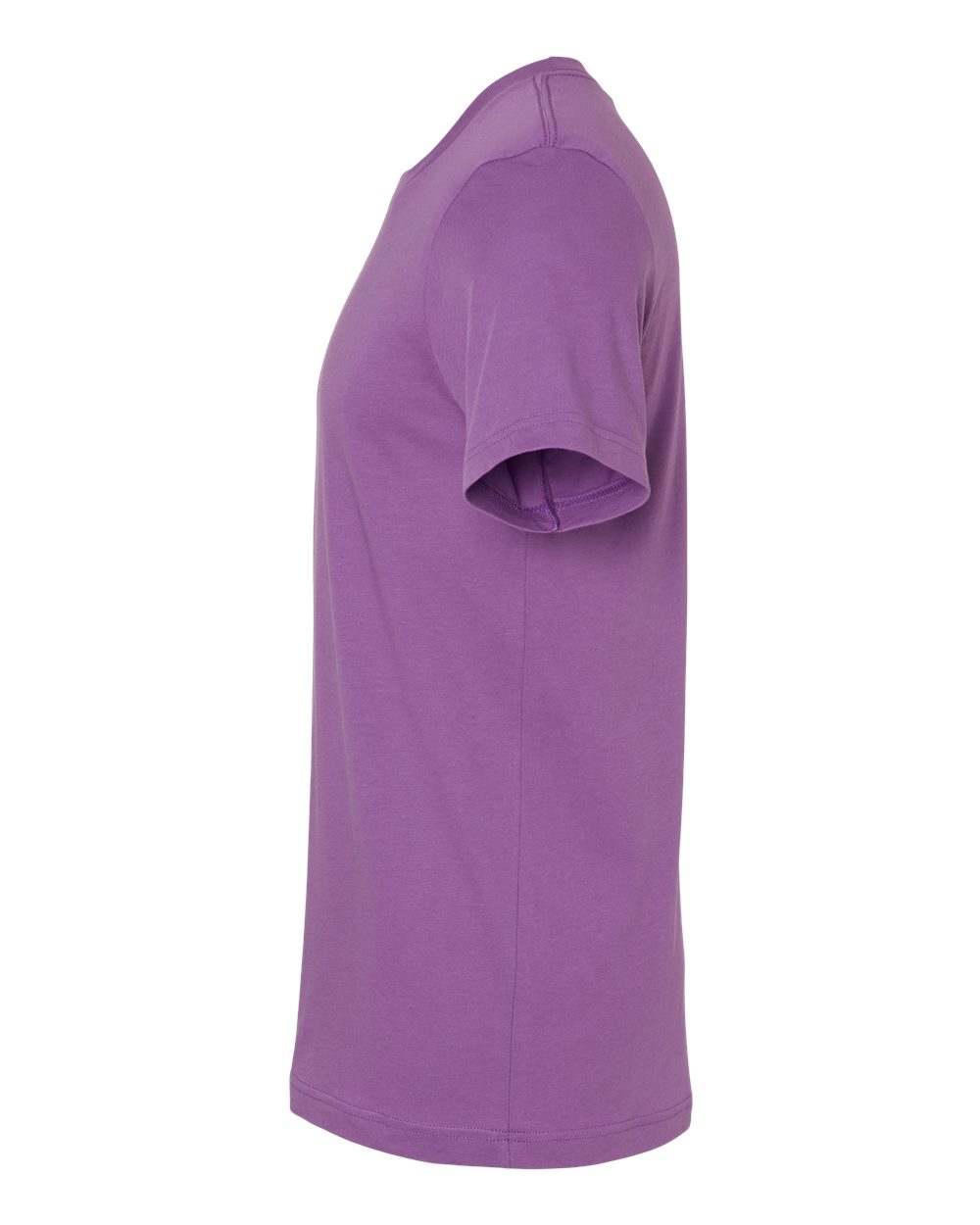 BELLA + CANVAS 3001 Jersey Tee - Royal Purple - Direct Side