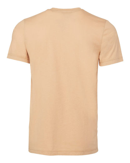 BELLA + CANVAS 3001 Jersey Tee - Sand Dune - Back View