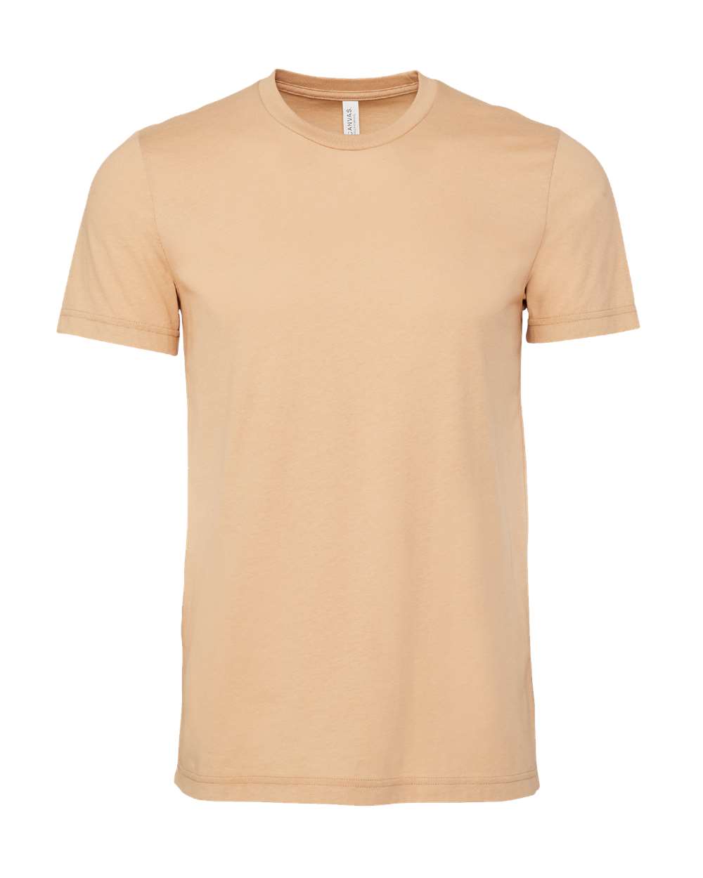 BELLA + CANVAS 3001 Jersey Tee - Sand Dune - Front View