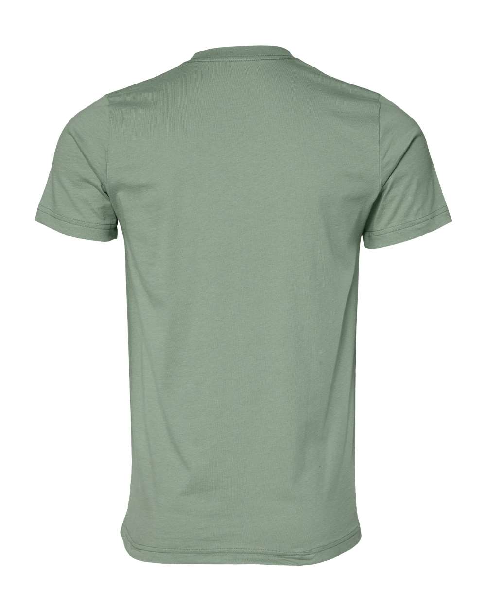BELLA + CANVAS 3001 Jersey Tee - Sage - Back View
