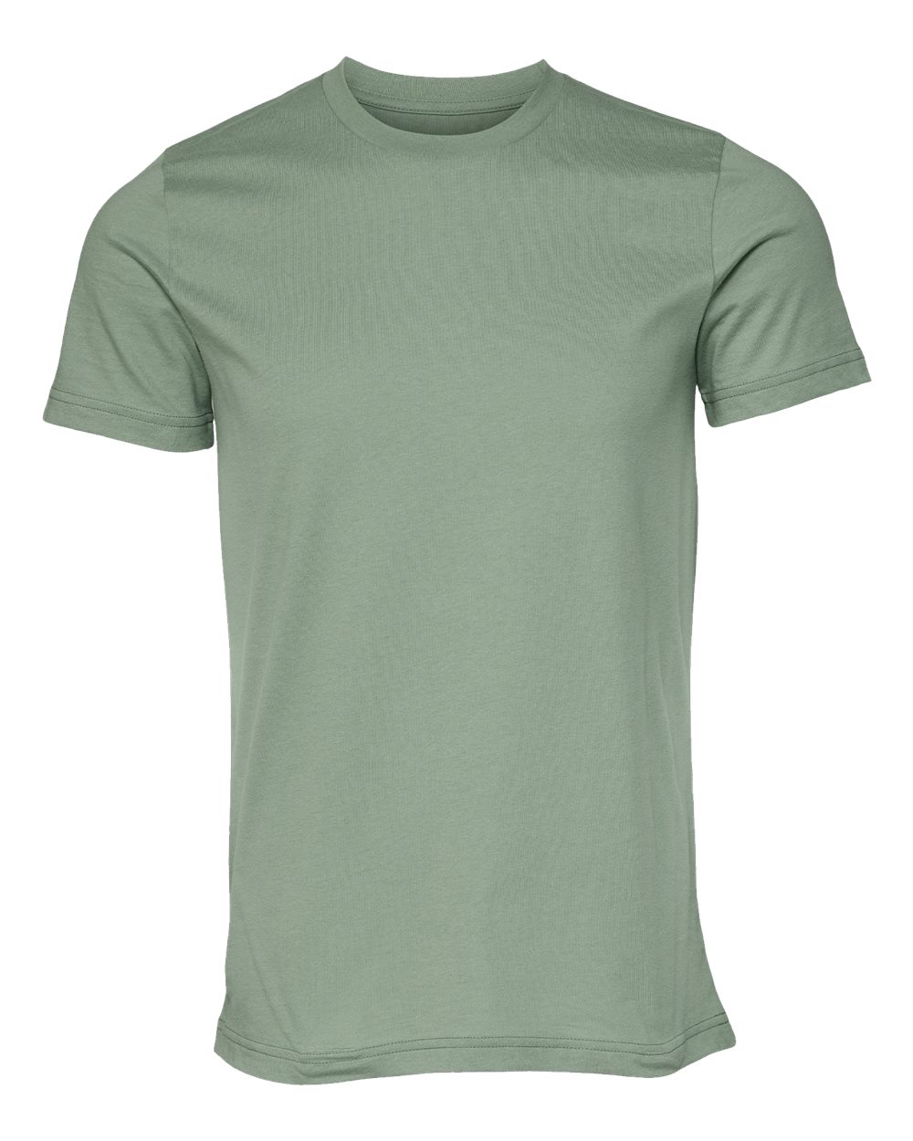 BELLA + CANVAS 3001 Jersey Tee - Sage - Front View