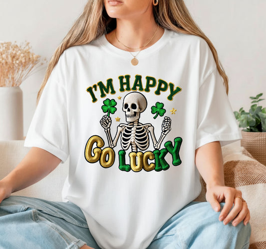 Distressed Shamrock St. Patrick's Day – DTF Transfer
