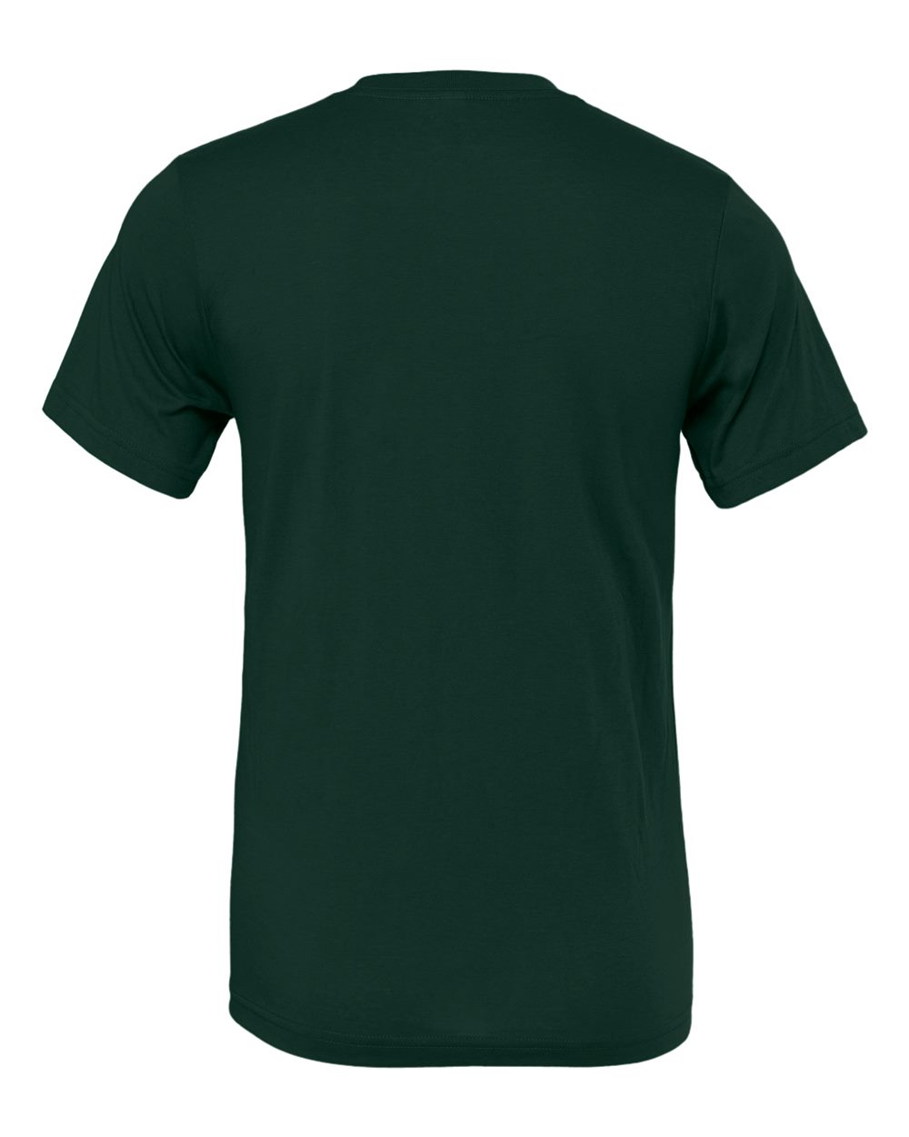 BELLA + CANVAS 3001 Jersey Tee - Forest - Back View