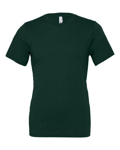 BELLA + CANVAS 3001 Jersey Tee - Forest - Front View