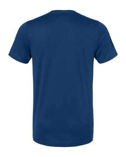 BELLA + CANVAS 3001 Jersey Tee - Cool Blue - Back View