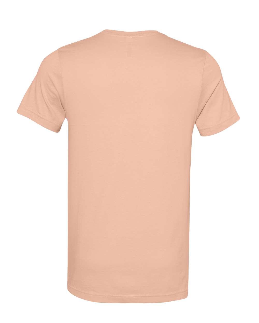 BELLA + CANVAS 3001 Jersey Tee - Peach - Back View