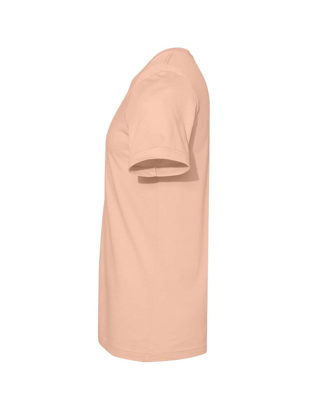 BELLA + CANVAS 3001 Jersey Tee - Peach - Direct Side