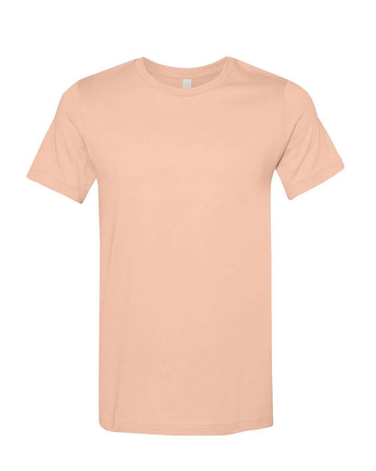 BELLA + CANVAS 3001 Jersey Tee - Peach - Front View