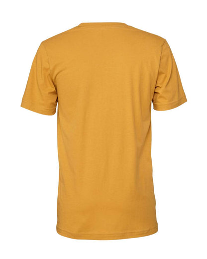 BELLA + CANVAS 3001 Jersey Tee - Mustard - Back View