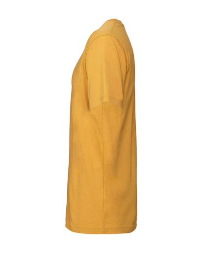 BELLA + CANVAS 3001 Jersey Tee - Mustard - Direct Side