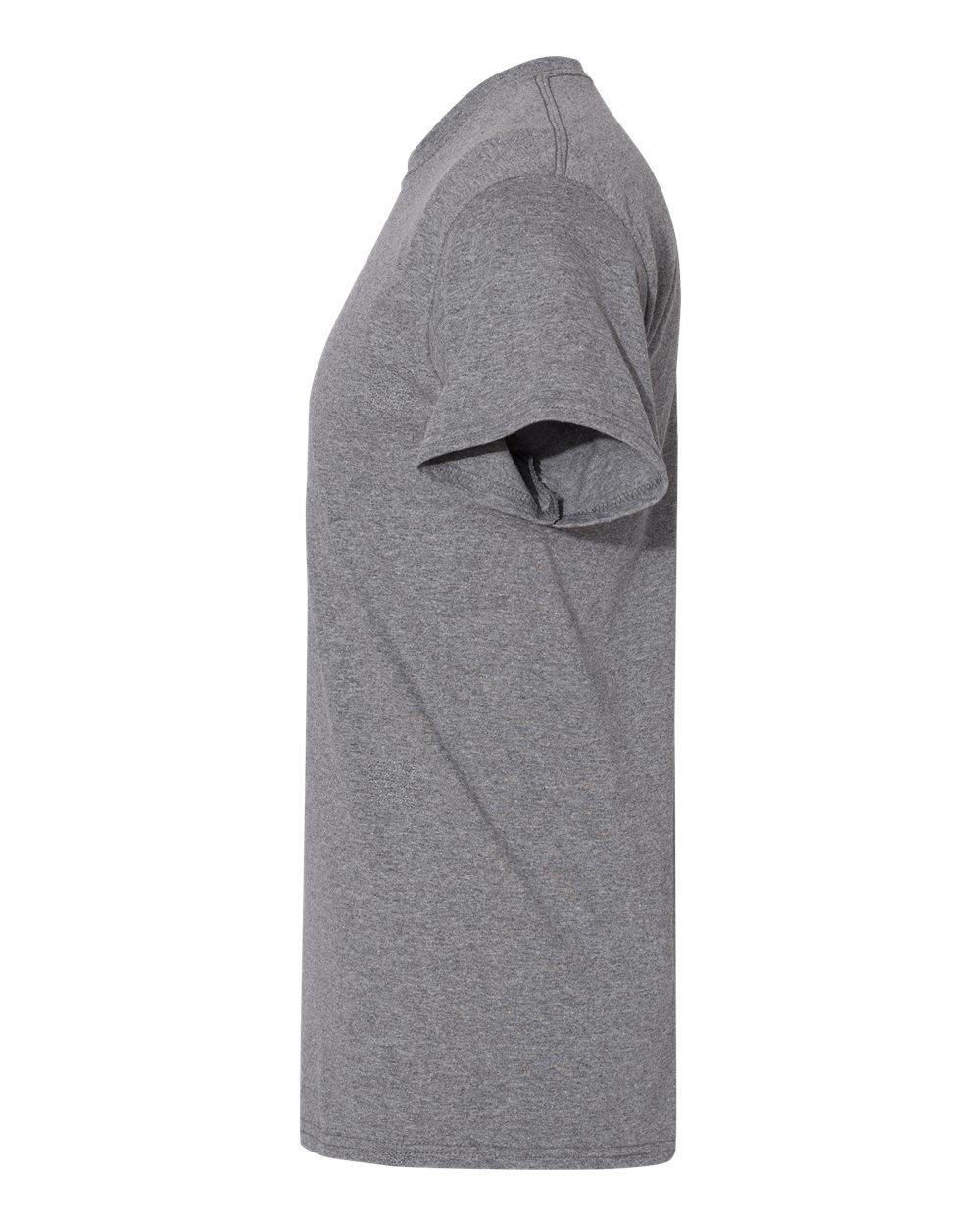 Gildan 5000 Unisex Heavy Cotton™ T-Shirt - Graphite Heather - Direct Side