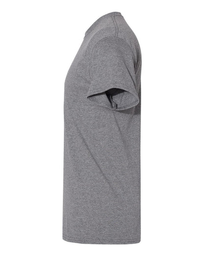 Gildan 5000 Unisex Heavy Cotton™ T-Shirt - Graphite Heather - Direct Side