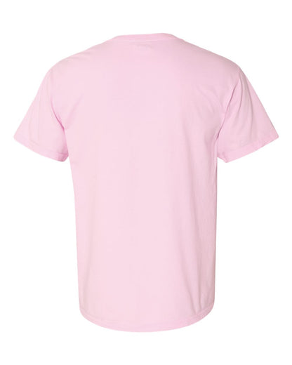 Comfort Colors 1717 Unisex Garment-Dyed Heavyweight T-Shirt - Blossom - Back View