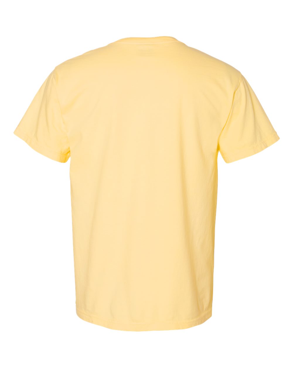 Comfort Colors 1717 Unisex Garment-Dyed Heavyweight T-Shirt - Butter - Back View