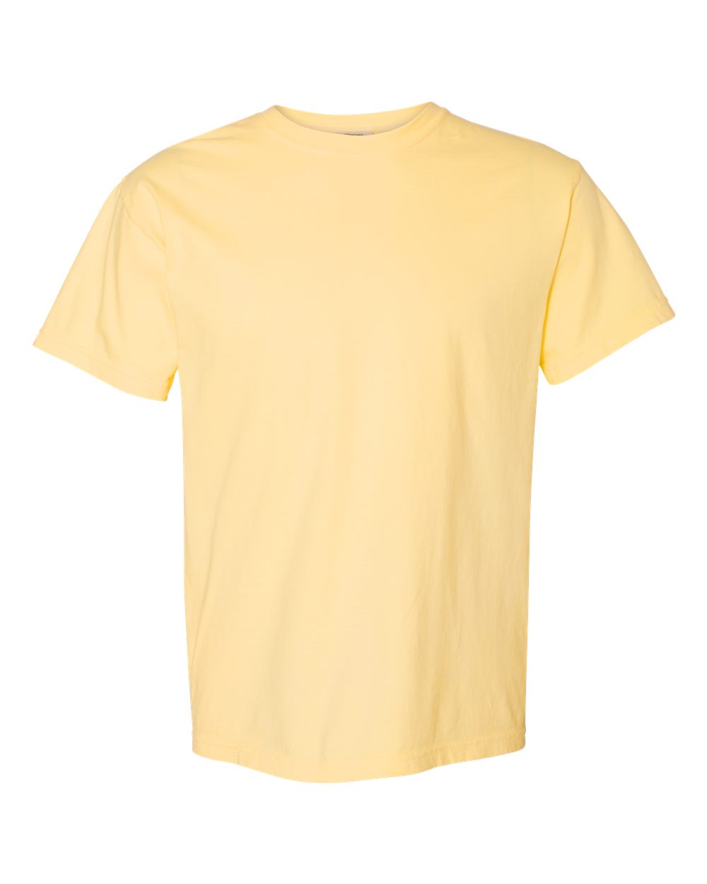 Comfort Colors 1717 Unisex Garment-Dyed Heavyweight T-Shirt - Butter - Front View