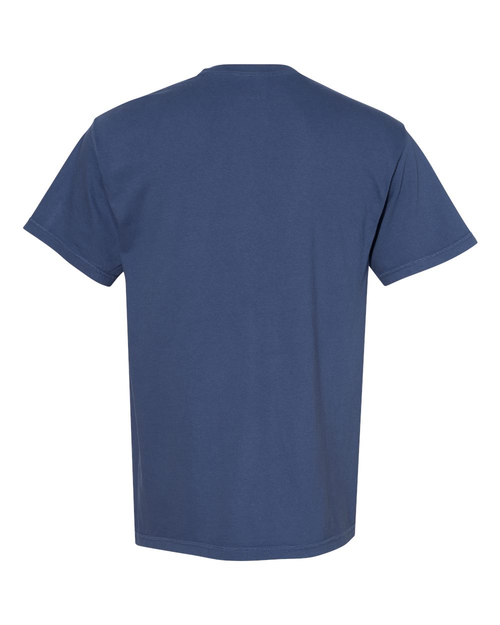 Comfort Colors 1717 Unisex Garment-Dyed Heavyweight T-Shirt - China Blue - Back View