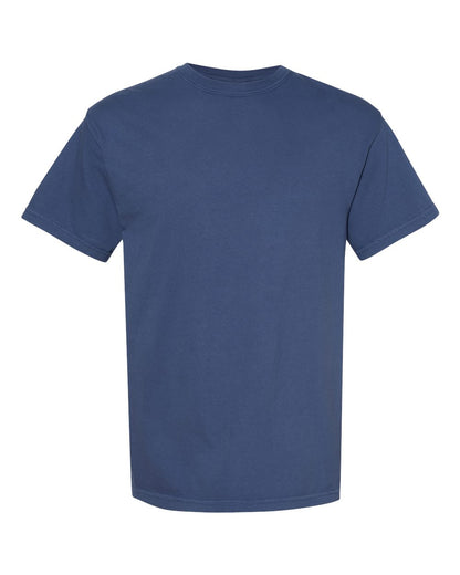 Comfort Colors 1717 Unisex Garment-Dyed Heavyweight T-Shirt - China Blue - Front View