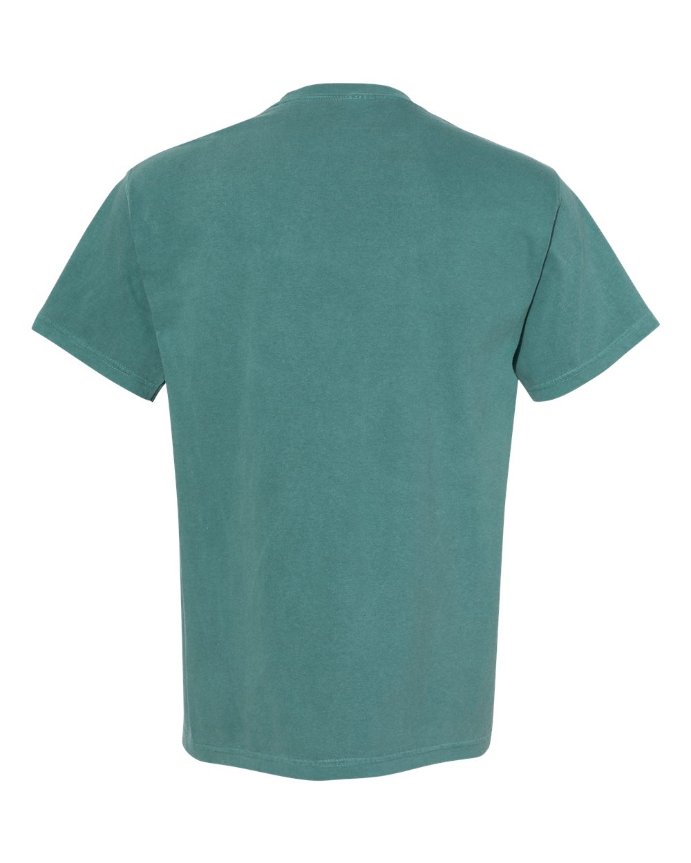 Comfort Colors 1717 Unisex Garment-Dyed Heavyweight T-Shirt - Emerald - Back View