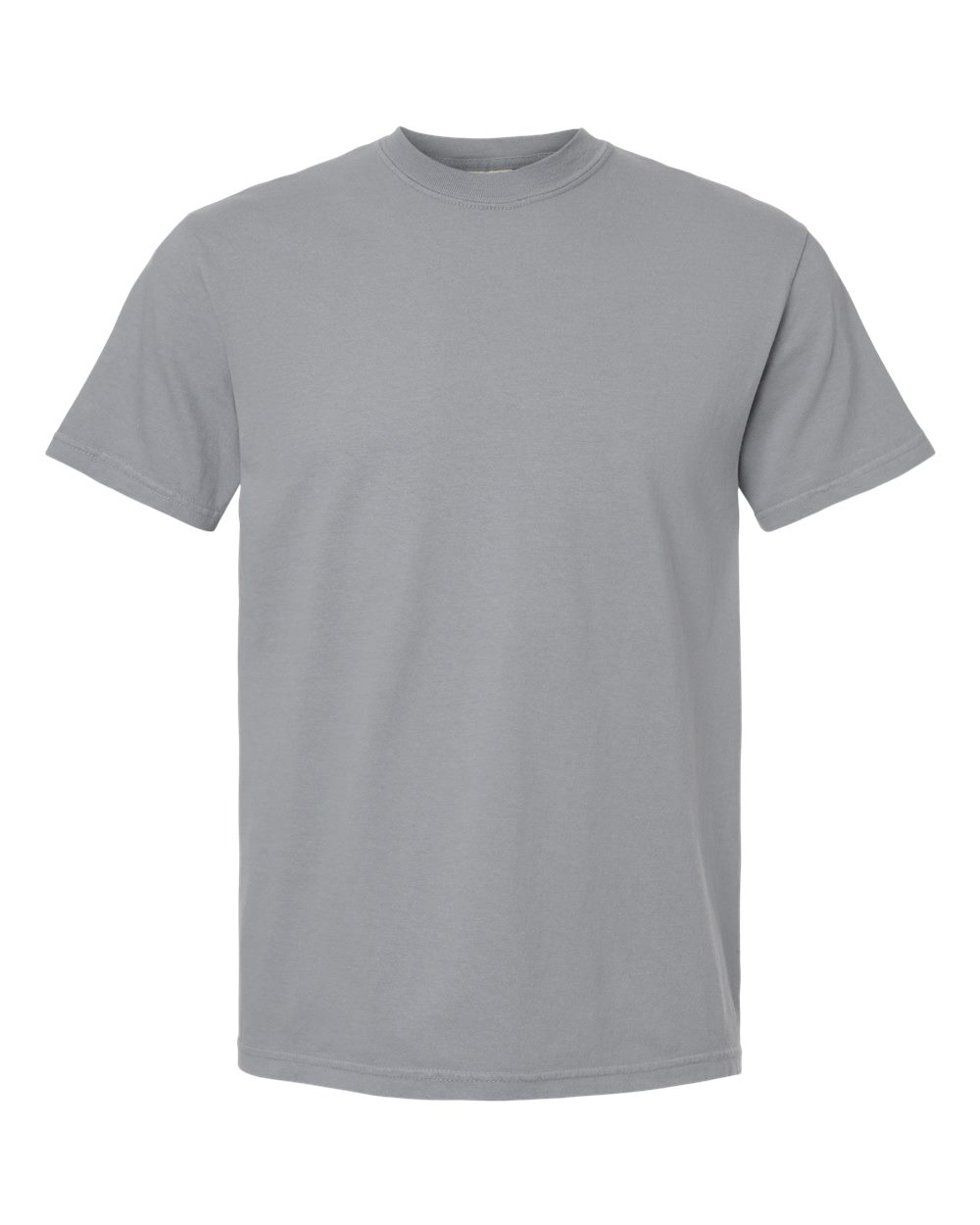 Comfort Colors 1717 Unisex Garment-Dyed Heavyweight T-Shirt - Granite - Front View